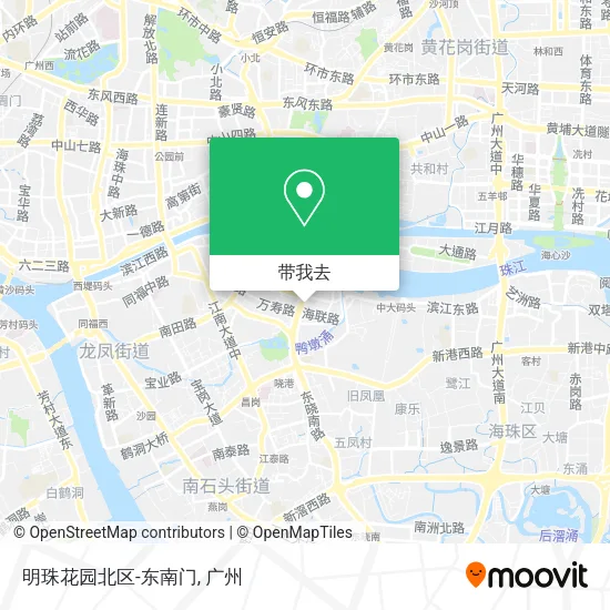 明珠花园北区-东南门地图