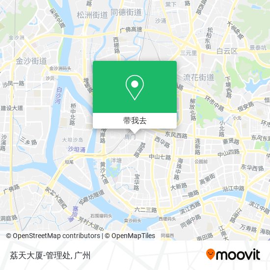 荔天大厦-管理处地图