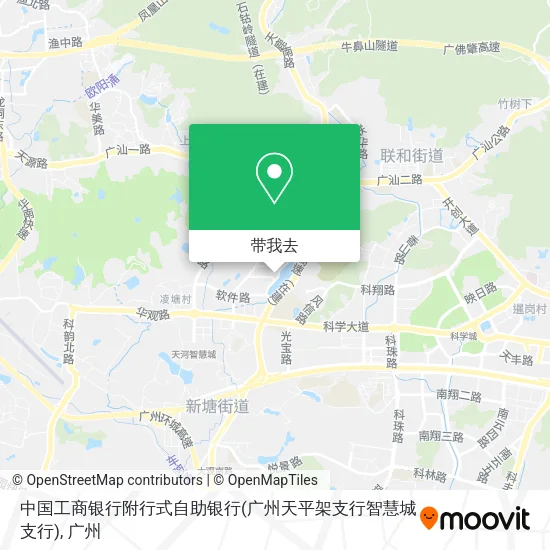 中国工商银行附行式自助银行(广州天平架支行智慧城支行)地图