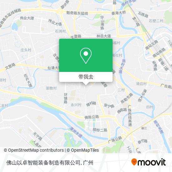 佛山以卓智能装备制造有限公司地图