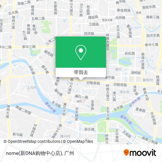 nome(新DNA购物中心店)地图