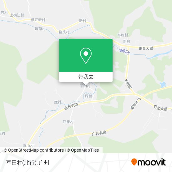 军田村(北行)地图