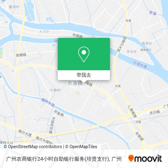 广州农商银行24小时自助银行服务(培贤支行)地图