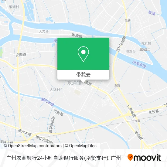 广州农商银行24小时自助银行服务(培贤支行)地图
