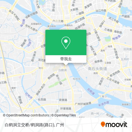 白鹤洞立交桥/鹤洞路(路口)地图