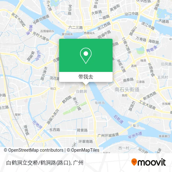 白鹤洞立交桥/鹤洞路(路口)地图