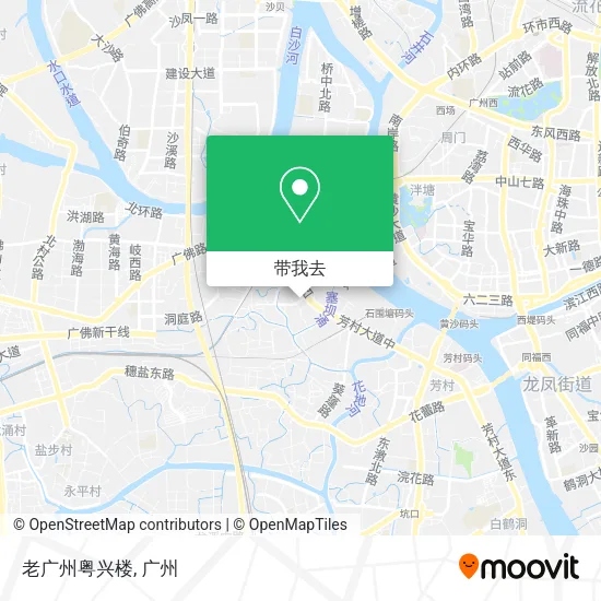 老广州粤兴楼地图