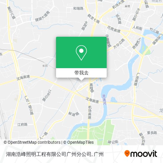 湖南浩峰照明工程有限公司广州分公司地图