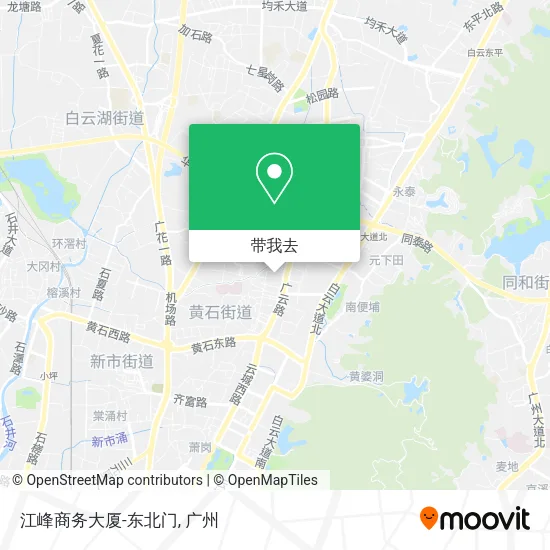 江峰商务大厦-东北门地图