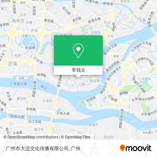 广州市大迈文化传播有限公司地图