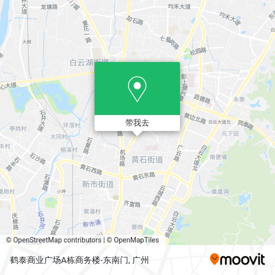 鹤泰商业广场A栋商务楼-东南门地图