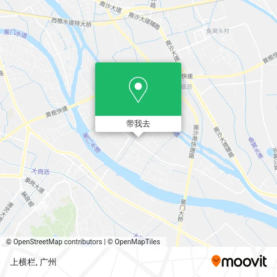 上横栏地图