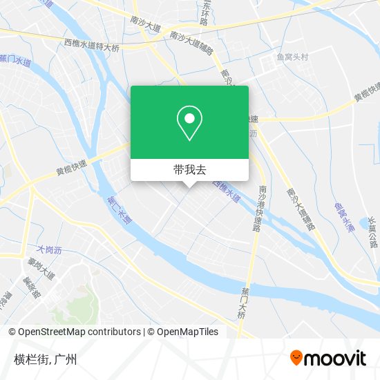 横栏街地图
