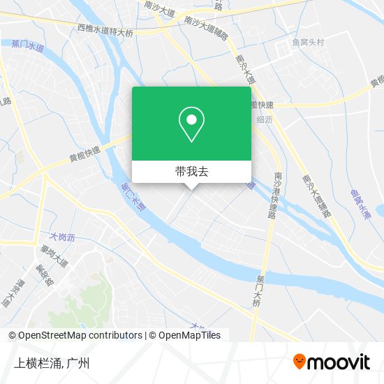 上横栏涌地图