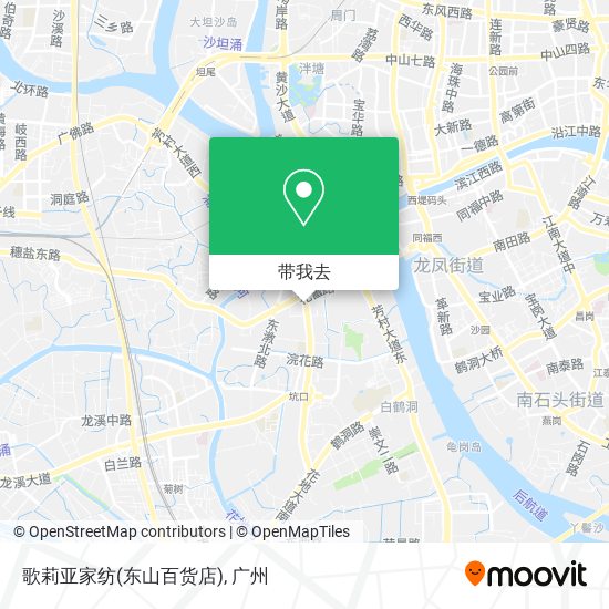 歌莉亚家纺(东山百货店)地图