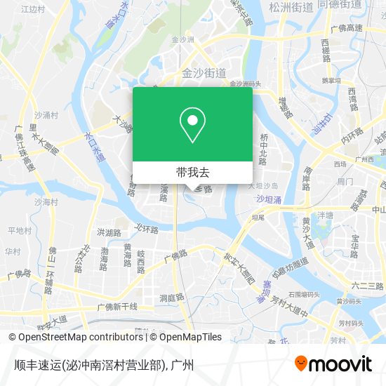 顺丰速运(泌冲南滘村营业部)地图