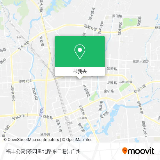 福丰公寓(茶园里北路东二巷)地图