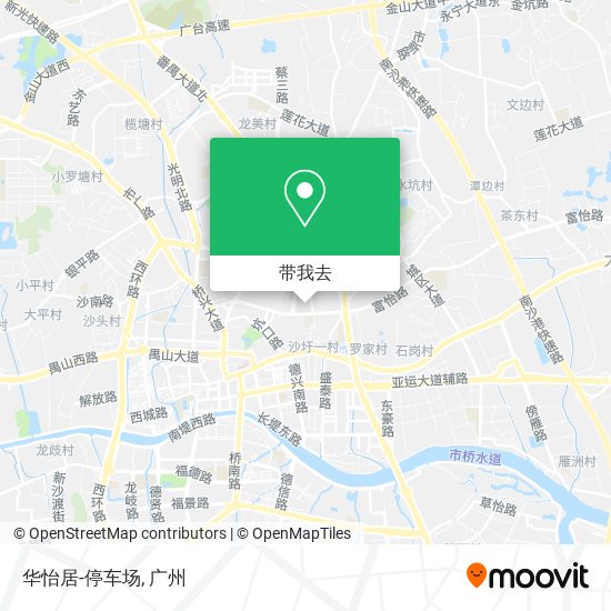 华怡居-停车场地图
