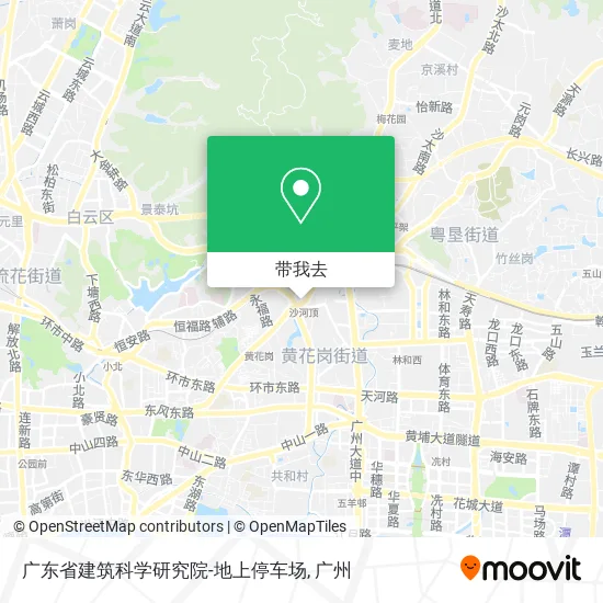 广东省建筑科学研究院-地上停车场地图