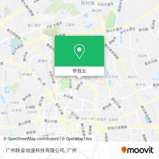 广州联金动漫科技有限公司地图