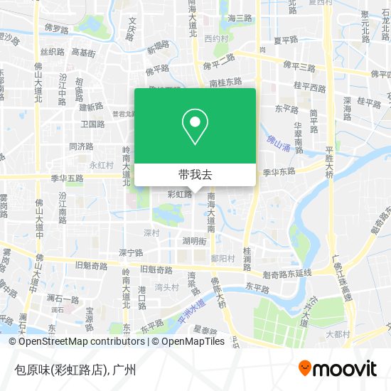 包原味(彩虹路店)地图