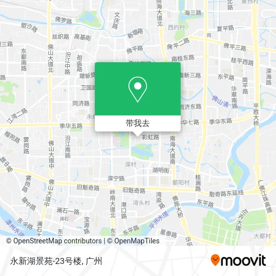 永新湖景苑-23号楼地图