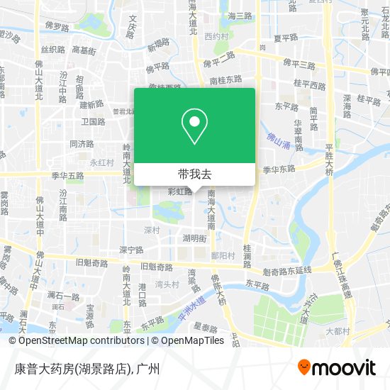 康普大药房(湖景路店)地图