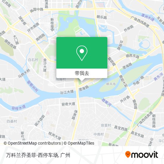 万科兰乔圣菲-西停车场地图