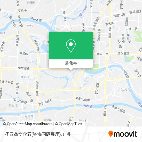 圣汉垄文化石(瓷海国际展厅)地图