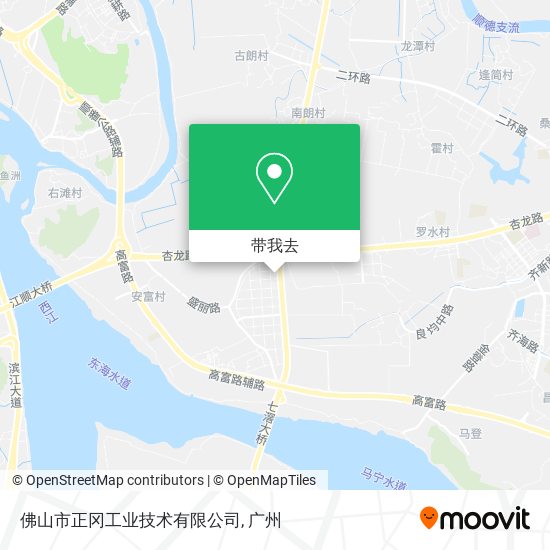 佛山市正冈工业技术有限公司地图