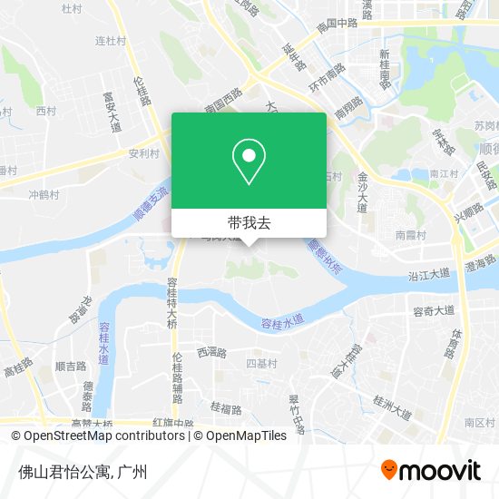 佛山君怡公寓地图