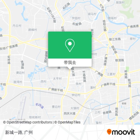 新城一路地图
