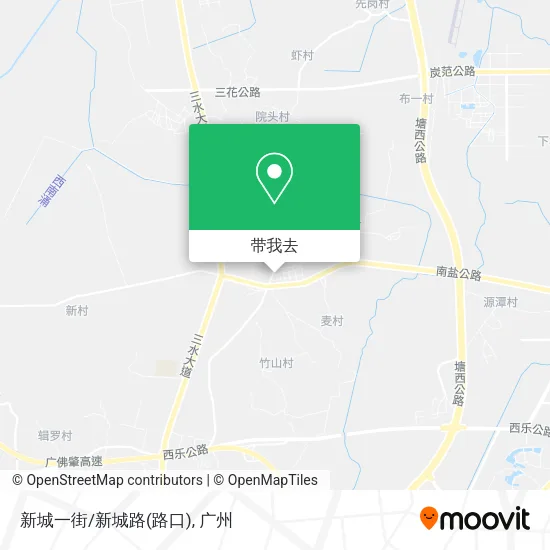 新城一街/新城路(路口)地图