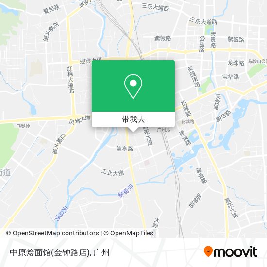 中原烩面馆(金钟路店)地图