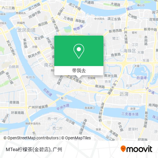 MTea柠檬茶(金碧店)地图