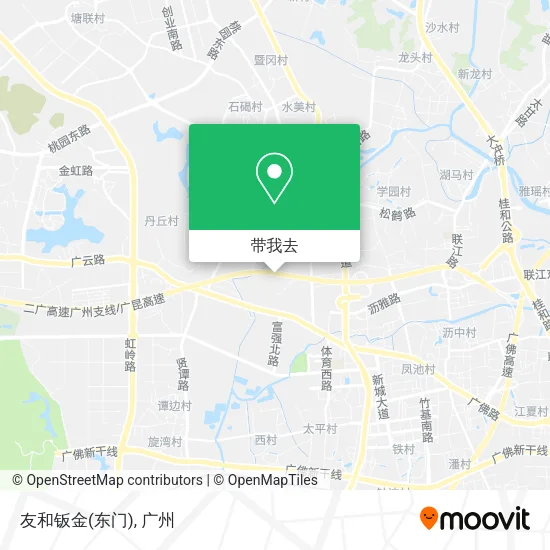 友和钣金(东门)地图