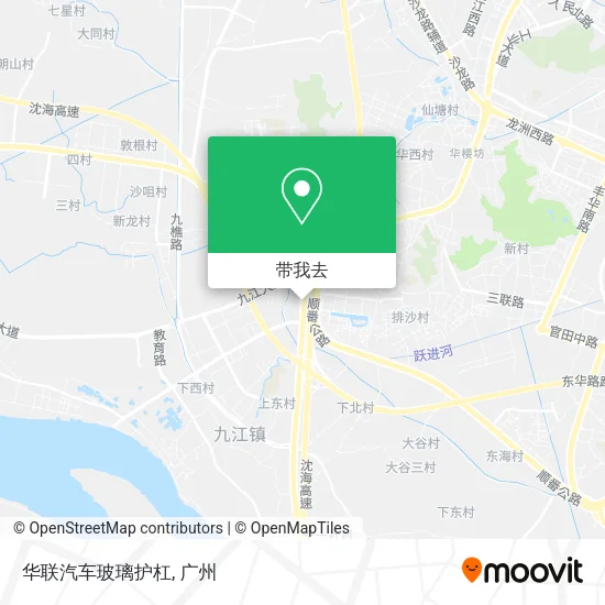 华联汽车玻璃护杠地图