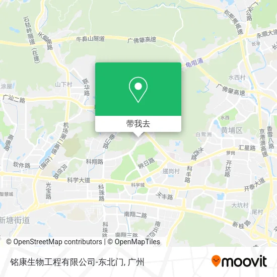 铭康生物工程有限公司-东北门地图