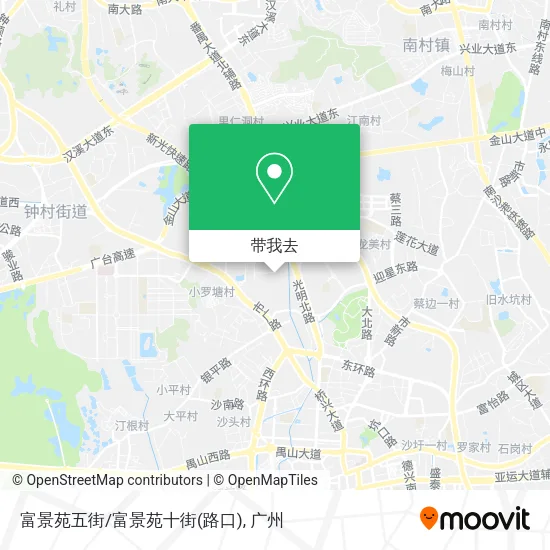 富景苑五街/富景苑十街(路口)地图