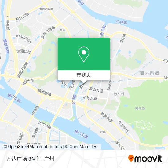 万达广场-3号门地图