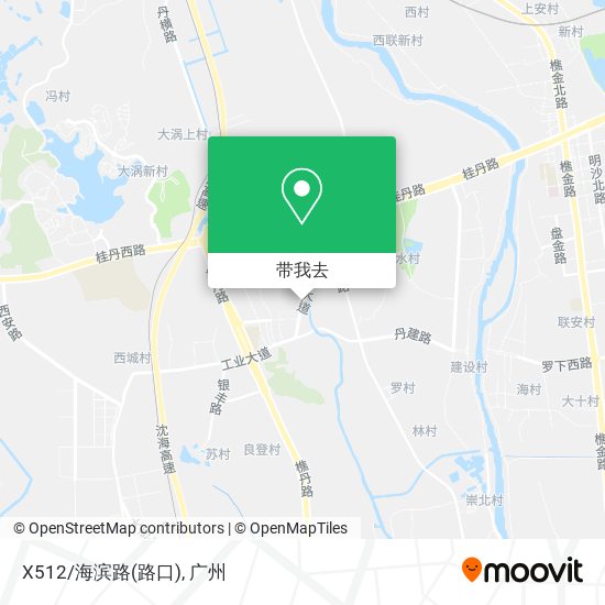 X512/海滨路(路口)地图