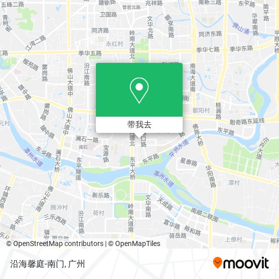 沿海馨庭-南门地图