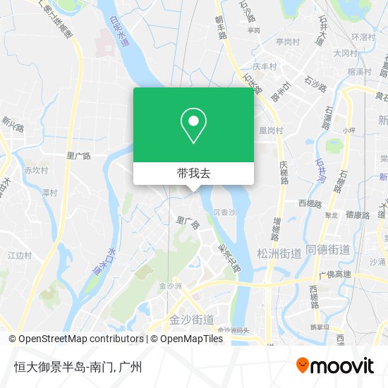 恒大御景半岛-南门地图