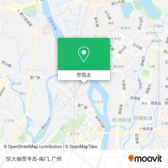 恒大御景半岛-南门地图