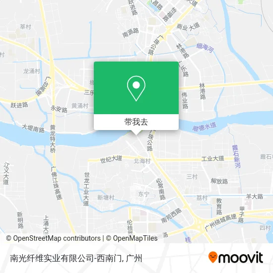 南光纤维实业有限公司-西南门地图