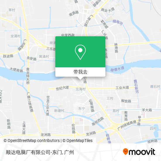 顺达电脑厂有限公司-东门地图