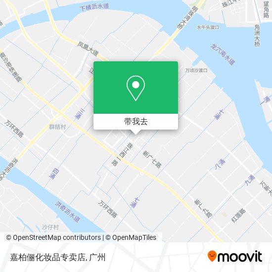嘉柏俪化妆品专卖店地图