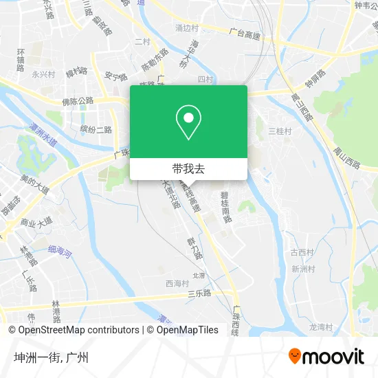 坤洲一街地图