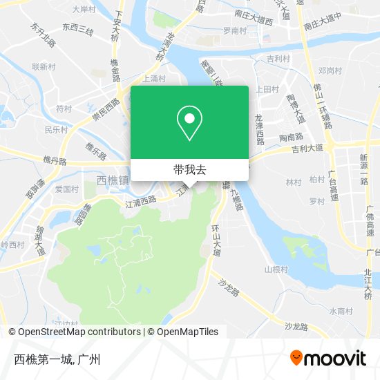 西樵第一城地图