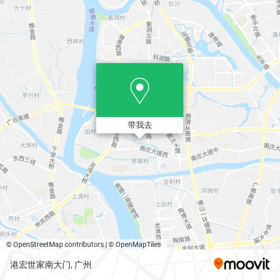 港宏世家南大门地图